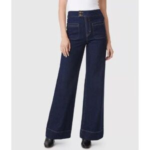Habitual Perry Super High Rise Patch Pocket Wide Leg Trouser Jeans
